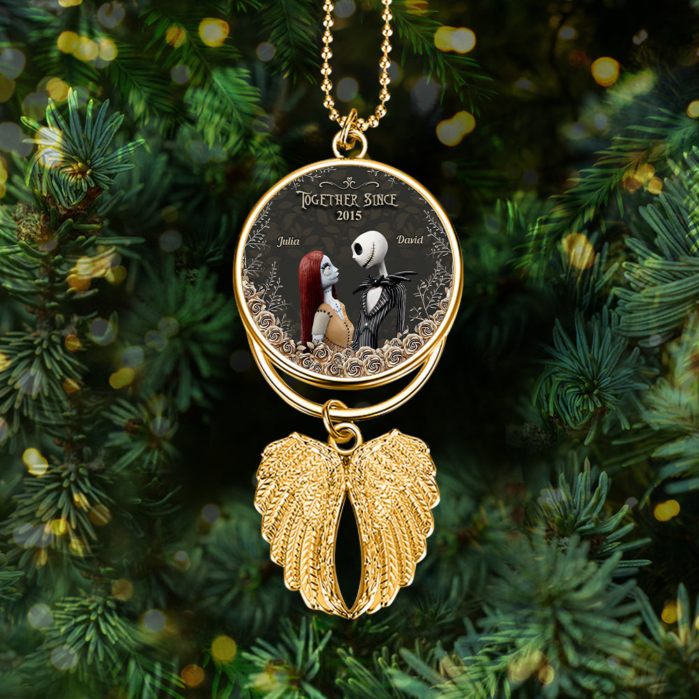 Personalized Angel Wings Ornament Custom Photo Gift for Christmas Wings Ornament GradoCreations