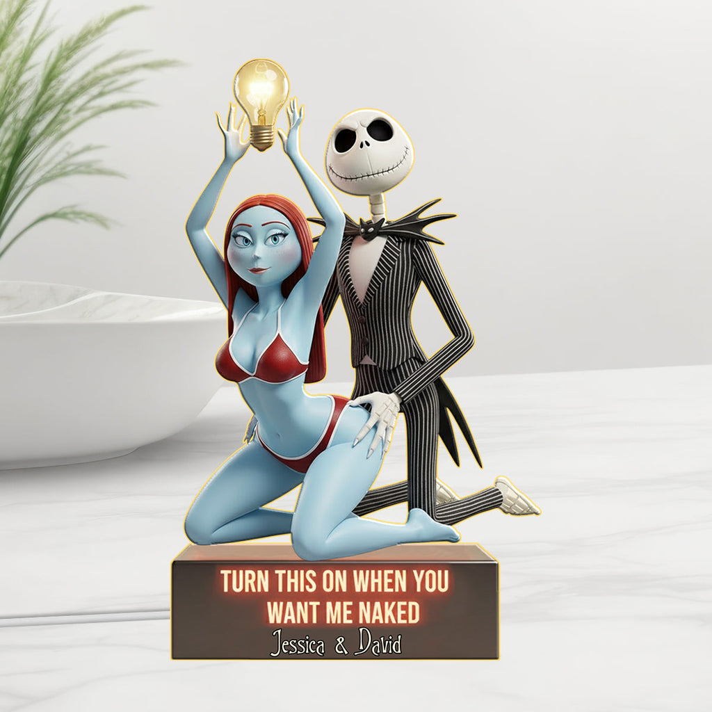 Personalized Acrylic LED Night Light Custom Couple Gift Acrylic LED Night Light GradoCreations