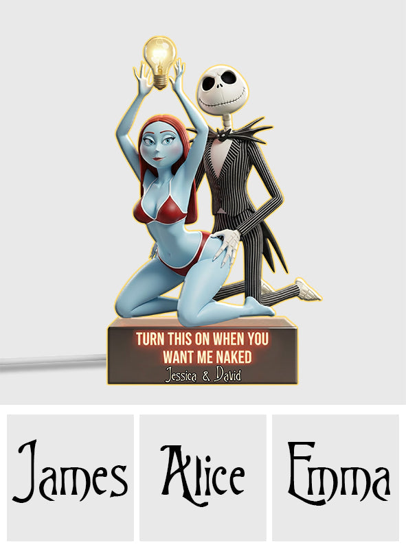 Personalized Acrylic LED Night Light Custom Couple Gift Acrylic LED Night Light GradoCreations