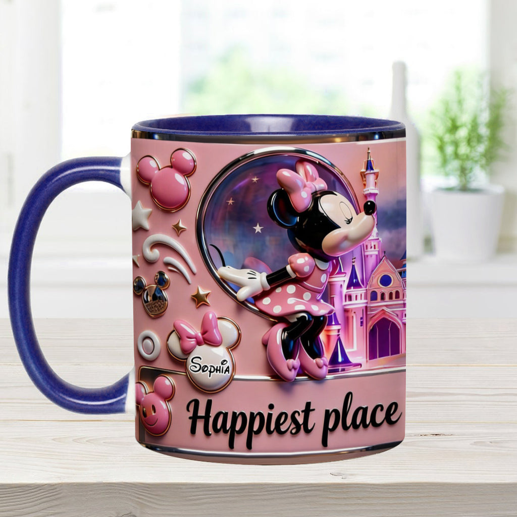 Personalized Mickey Mouse Accent Mug Custom Name Gift for Kids Accent Mug GradoCreations