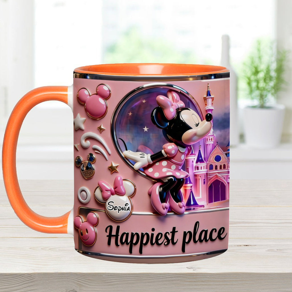 Personalized Mickey Mouse Accent Mug Custom Name Gift for Kids Accent Mug GradoCreations