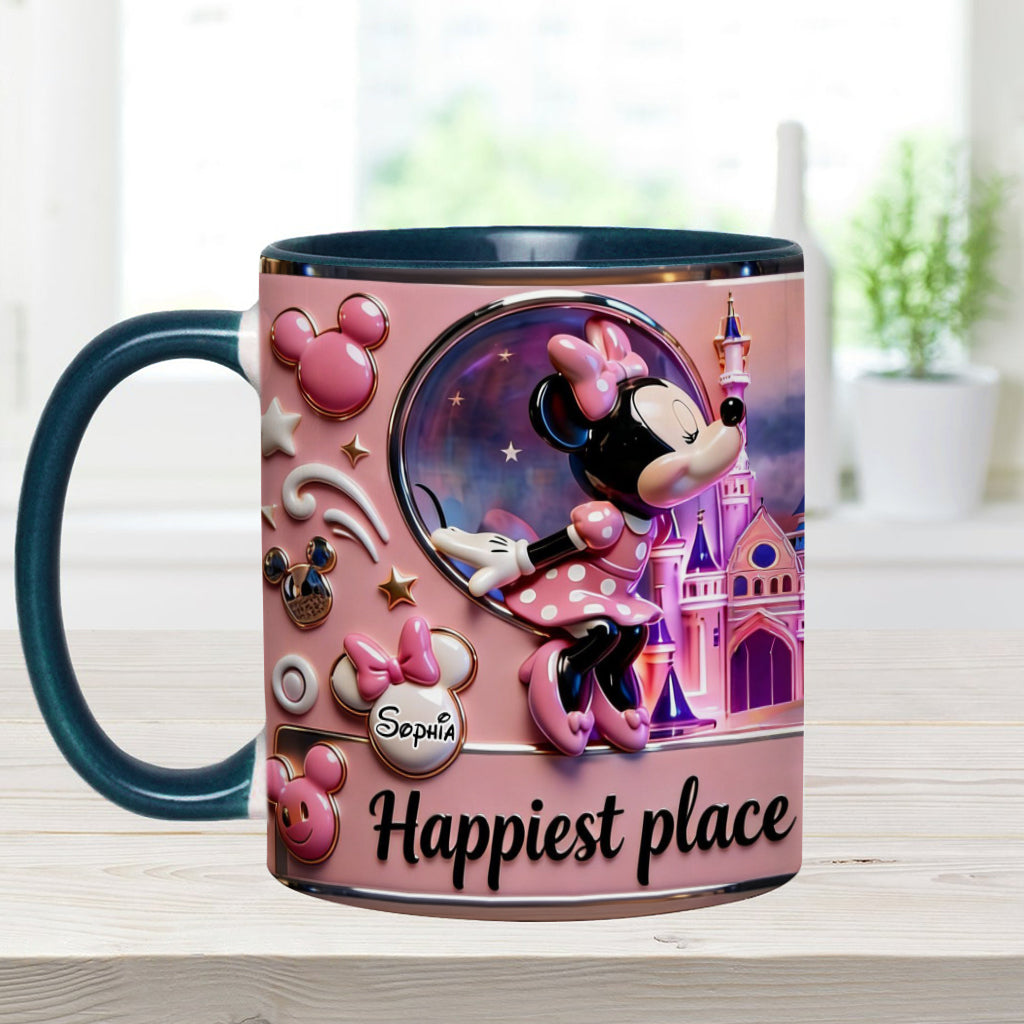 Personalized Mickey Mouse Accent Mug Custom Name Gift for Kids Accent Mug GradoCreations