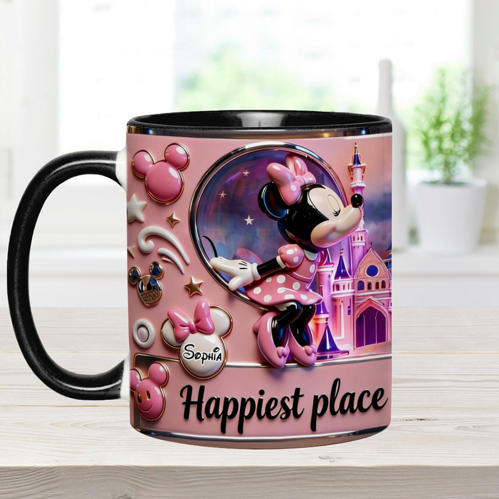 Personalized Mickey Mouse Accent Mug Custom Name Gift for Kids Accent Mug GradoCreations