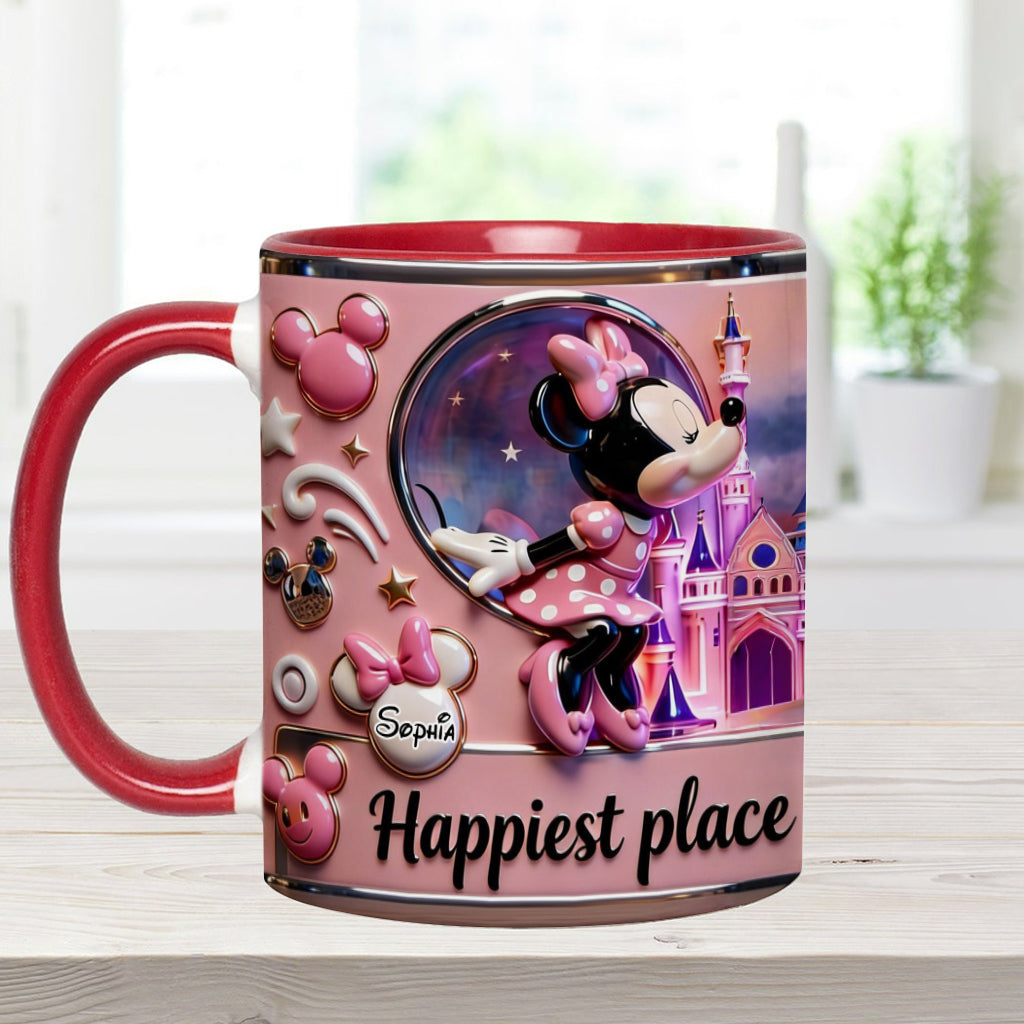 Personalized Mickey Mouse Accent Mug Custom Name Gift for Kids Accent Mug GradoCreations