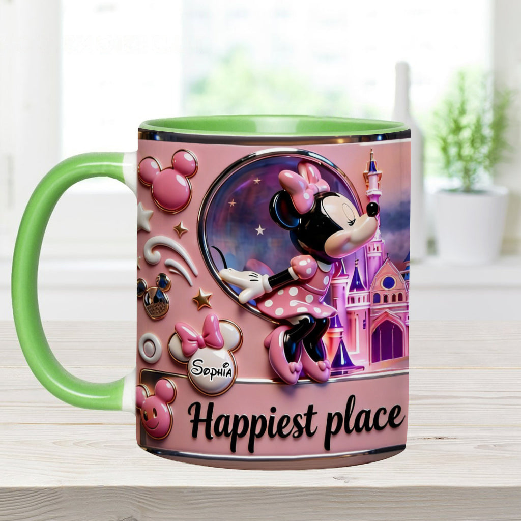 Personalized Mickey Mouse Accent Mug Custom Name Gift for Kids Accent Mug GradoCreations