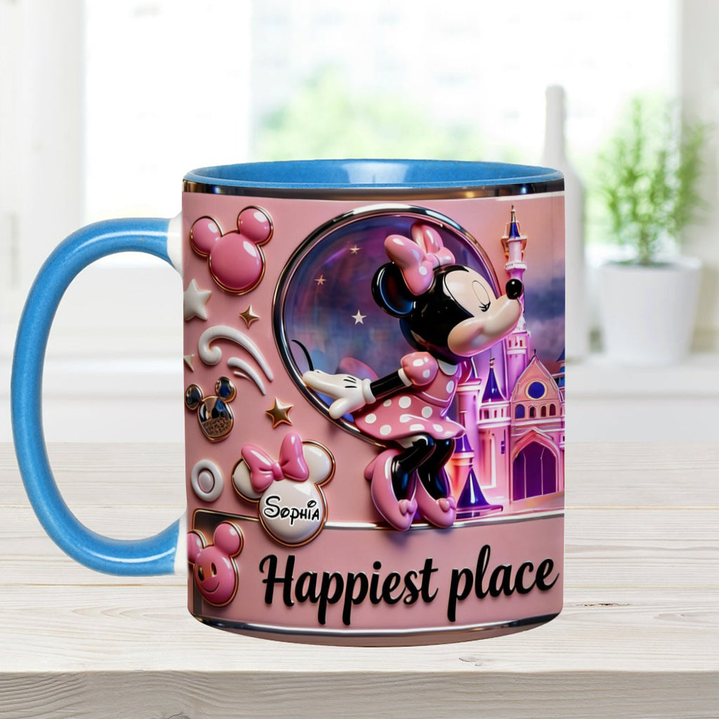 Personalized Mickey Mouse Accent Mug Custom Name Gift for Kids Accent Mug GradoCreations