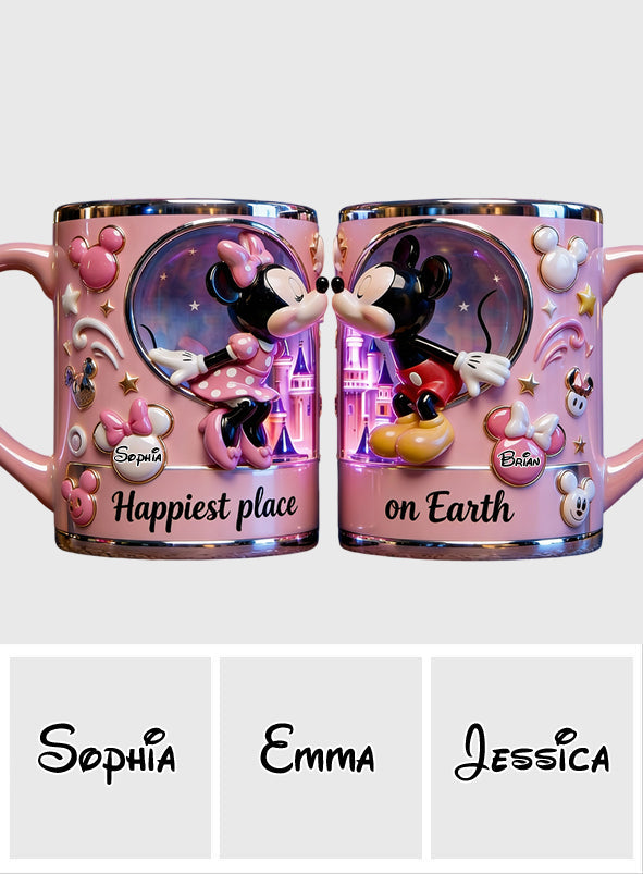 Personalized Mickey Mouse Accent Mug Custom Name Gift for Kids Accent Mug GradoCreations