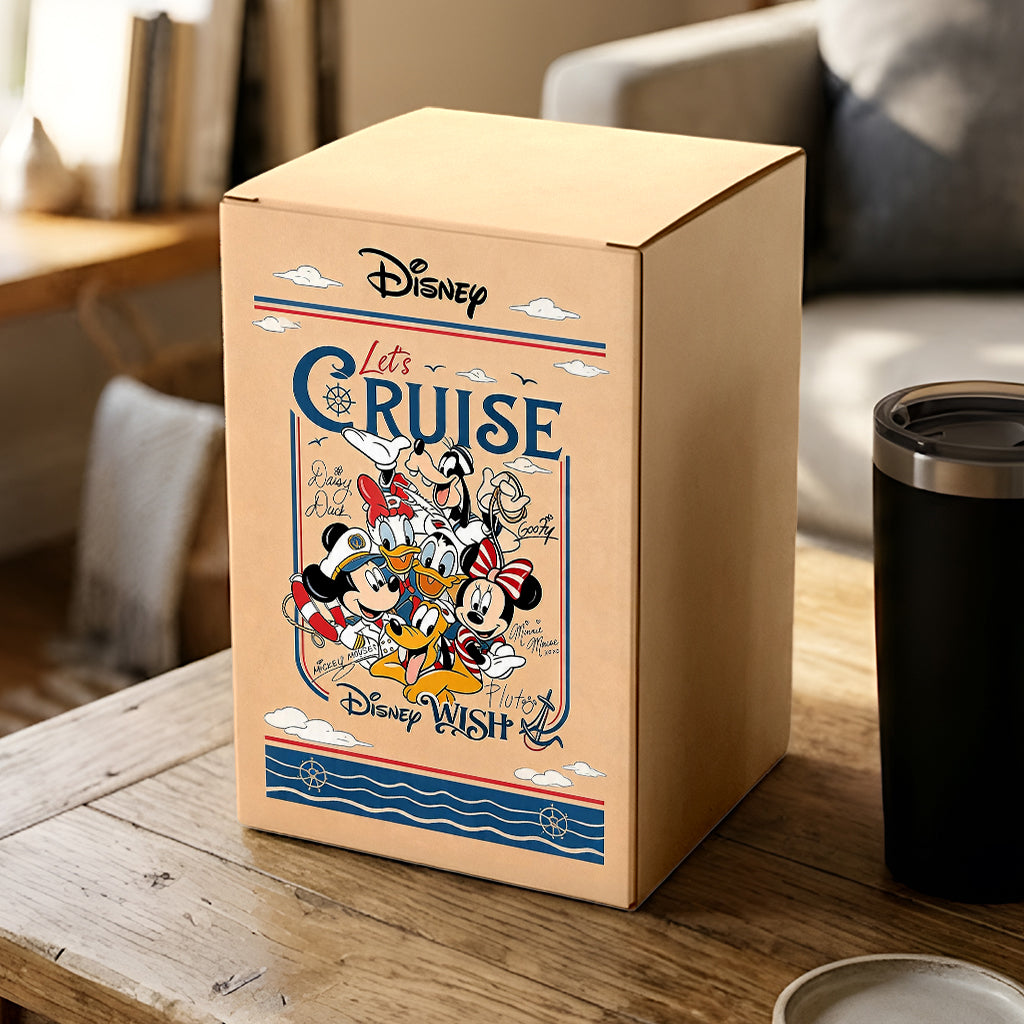 Personalized Disney Cruise Handle Tumbler With Box Custom Gift for Family Handle Tumbler With Box GradoCreations