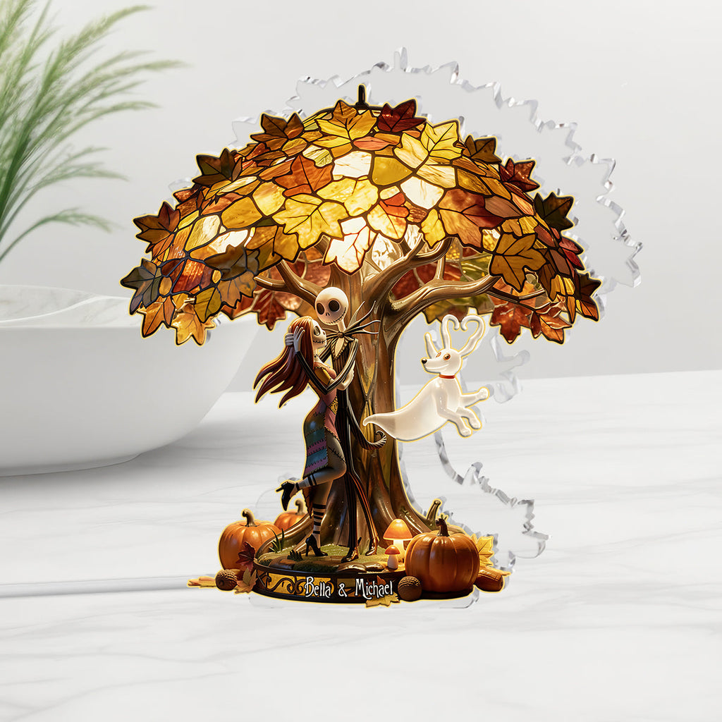 Personalized Acrylic LED Night Light Custom Shape Gift for Couples Acrylic LED Night Light GradoCreations