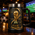 Personalized Soccer Championship Beer Stein Custom Name Gift for Football Lovers