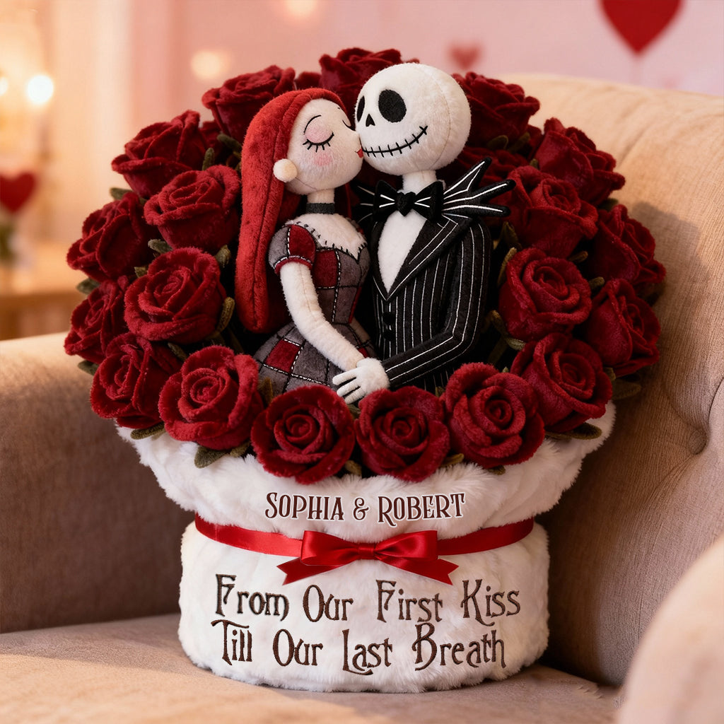 Personalized Faux Fur Shaped Pillow Custom Name Gift for Couples Faux Fur Shaped Pillow GradoCreations