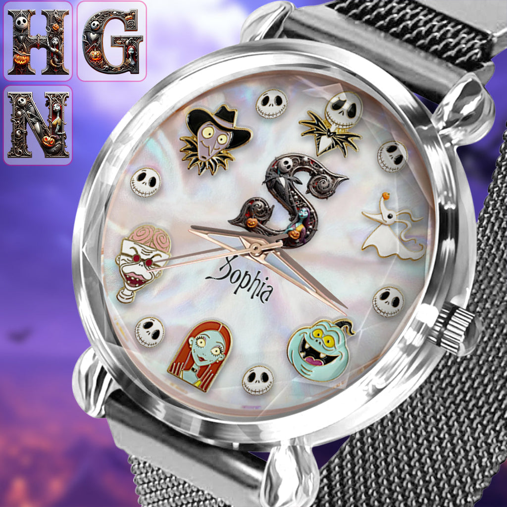 Personalized Nightmare Hand Watch with Custom Name for Women Women Hand Watch GradoCreations