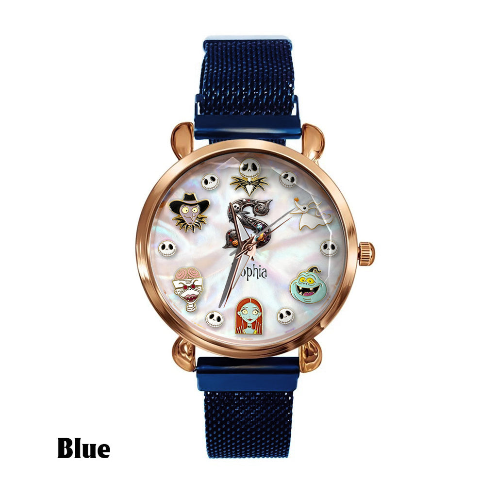 Personalized Nightmare Hand Watch with Custom Name for Women Women Hand Watch GradoCreations