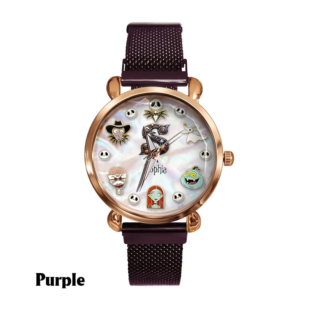 Personalized Nightmare Hand Watch with Custom Name for Women Women Hand Watch GradoCreations