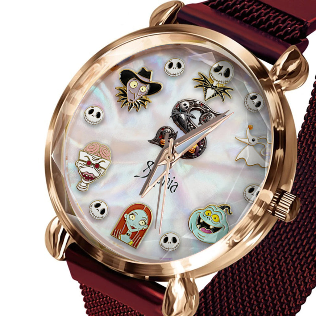 Personalized Nightmare Hand Watch with Custom Name for Women Women Hand Watch GradoCreations