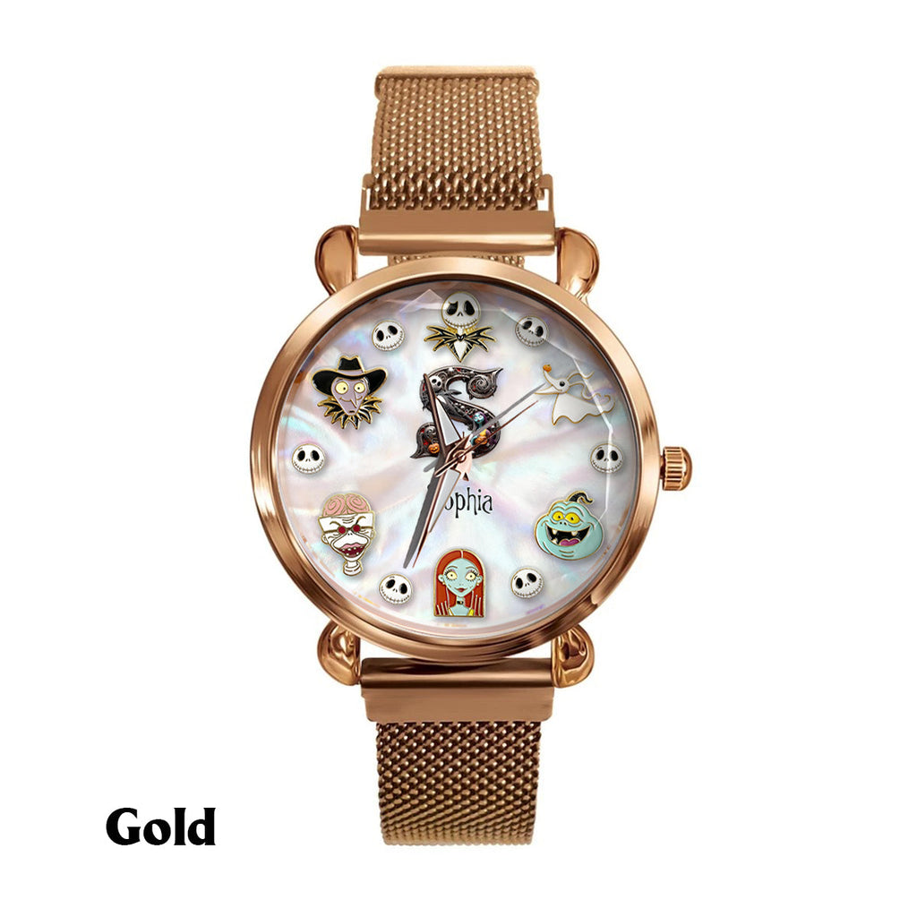 Personalized Nightmare Hand Watch with Custom Name for Women Women Hand Watch GradoCreations