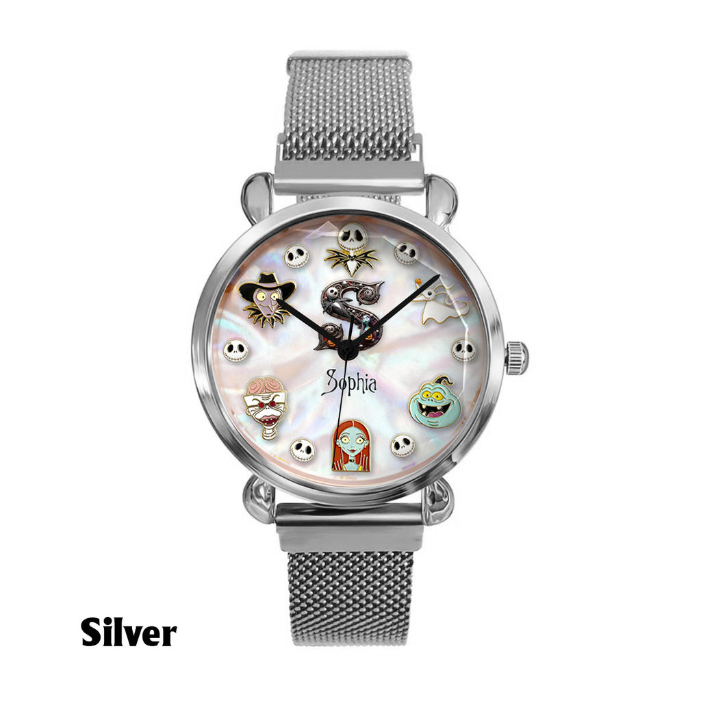 Personalized Nightmare Hand Watch with Custom Name for Women Women Hand Watch GradoCreations