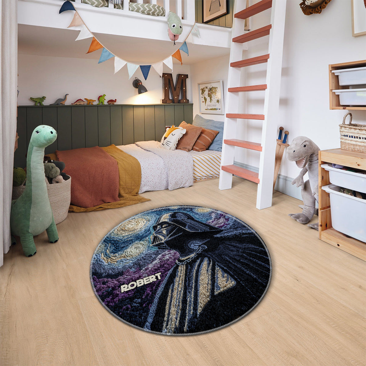 Personalized Star Wars Non-Slip Tufted Rug for Kids Room Gift Non-Slip Tufted Rug GradoCreations