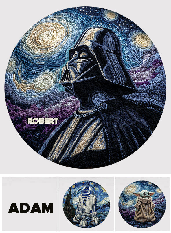 Personalized Star Wars Non-Slip Tufted Rug for Kids Room Gift Non-Slip Tufted Rug GradoCreations