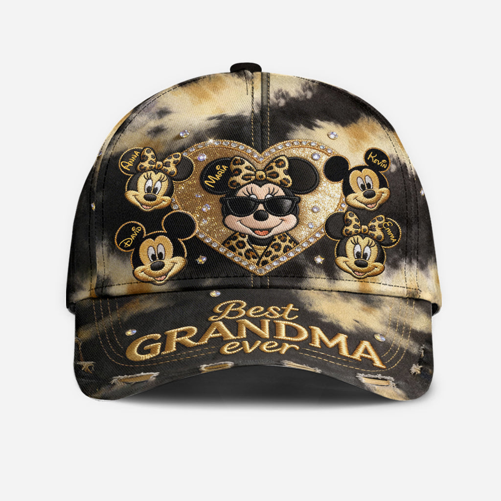 Personalized Mouse Ears Cap Best Grandma Ever Unique Gift Classic Cap GradoCreations
