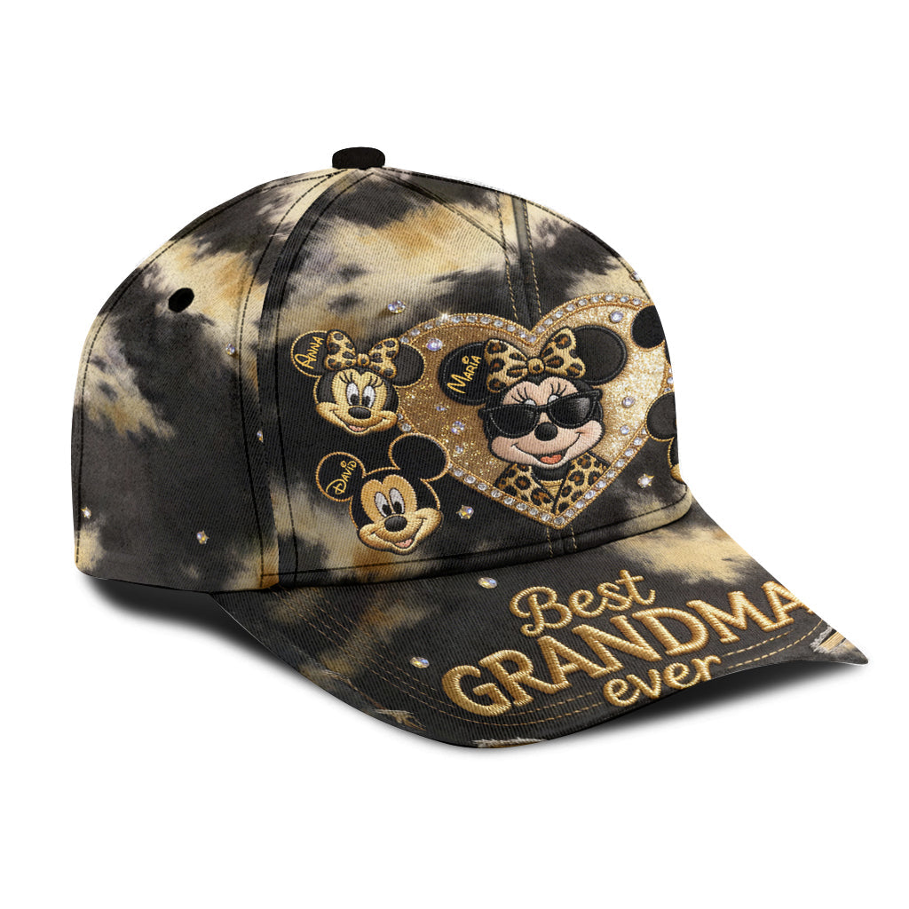 Personalized Mouse Ears Cap Best Grandma Ever Unique Gift Classic Cap GradoCreations