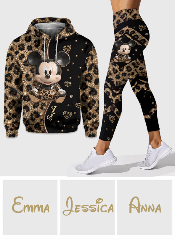 Personalized Mickey Mouse Hoodie and Leggings Gift for Kids Hoodie & Leggings GradoCreations