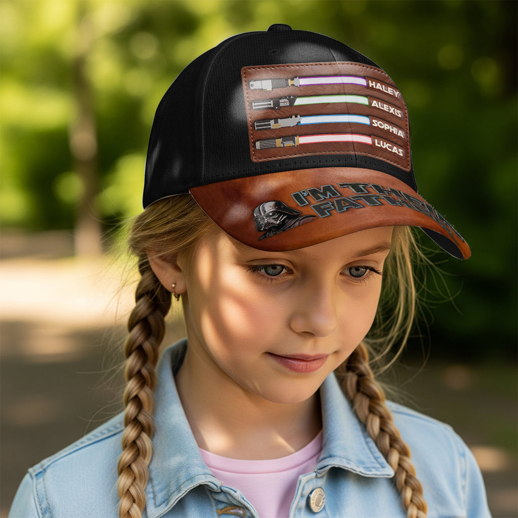Personalized Classic Cap for Dad with Names and Star Wars Design Classic Cap GradoCreations