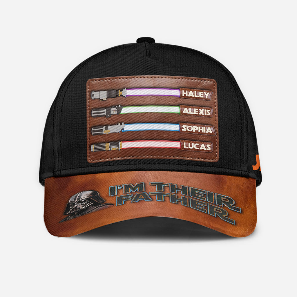 Personalized Classic Cap for Dad with Names and Star Wars Design Classic Cap GradoCreations