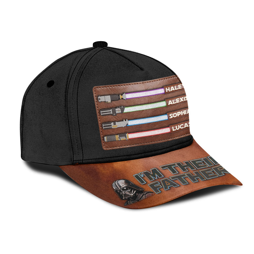 Personalized Classic Cap for Dad with Names and Star Wars Design Classic Cap GradoCreations
