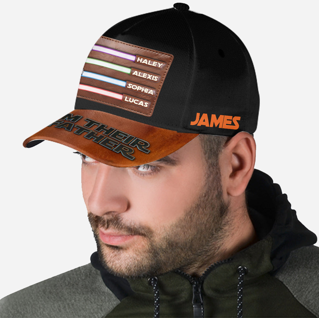 Personalized Classic Cap for Dad with Names and Star Wars Design Classic Cap GradoCreations