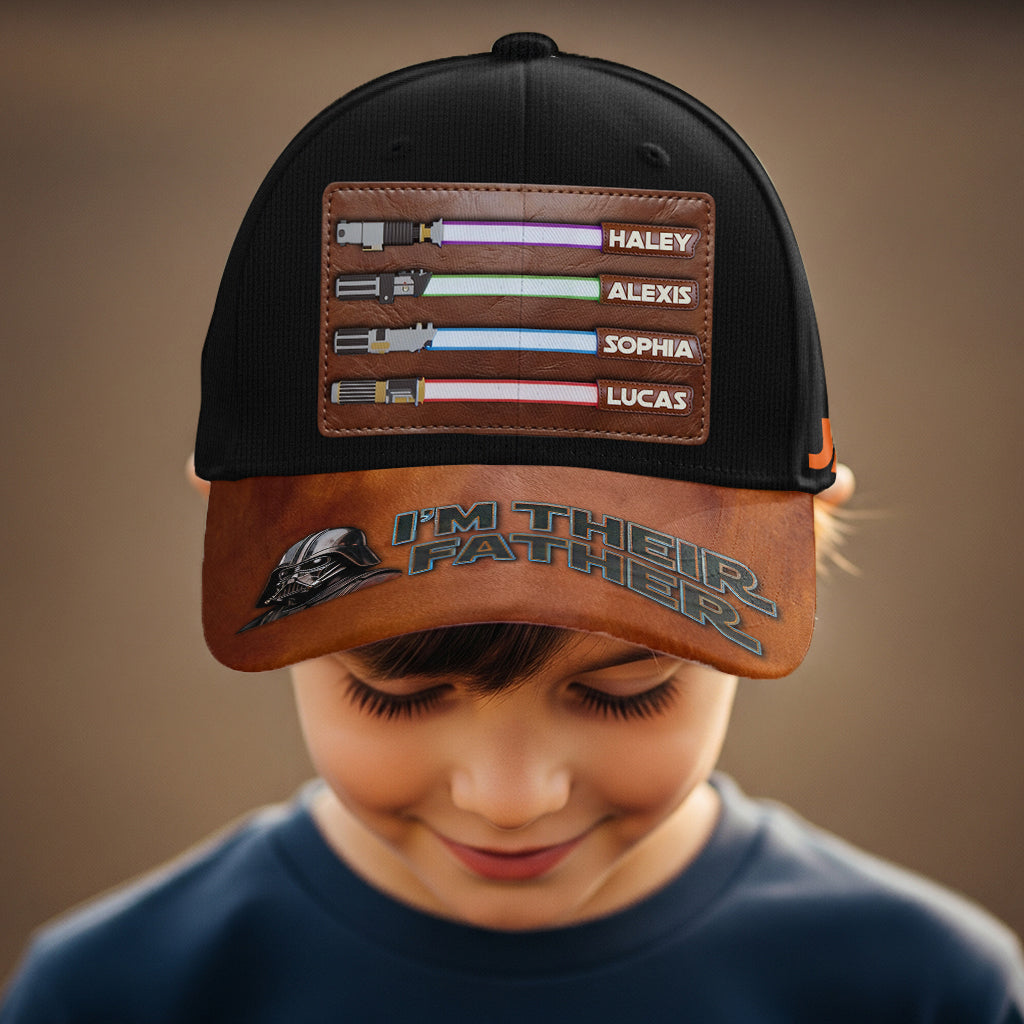 Personalized Classic Cap for Dad with Names and Star Wars Design Classic Cap GradoCreations