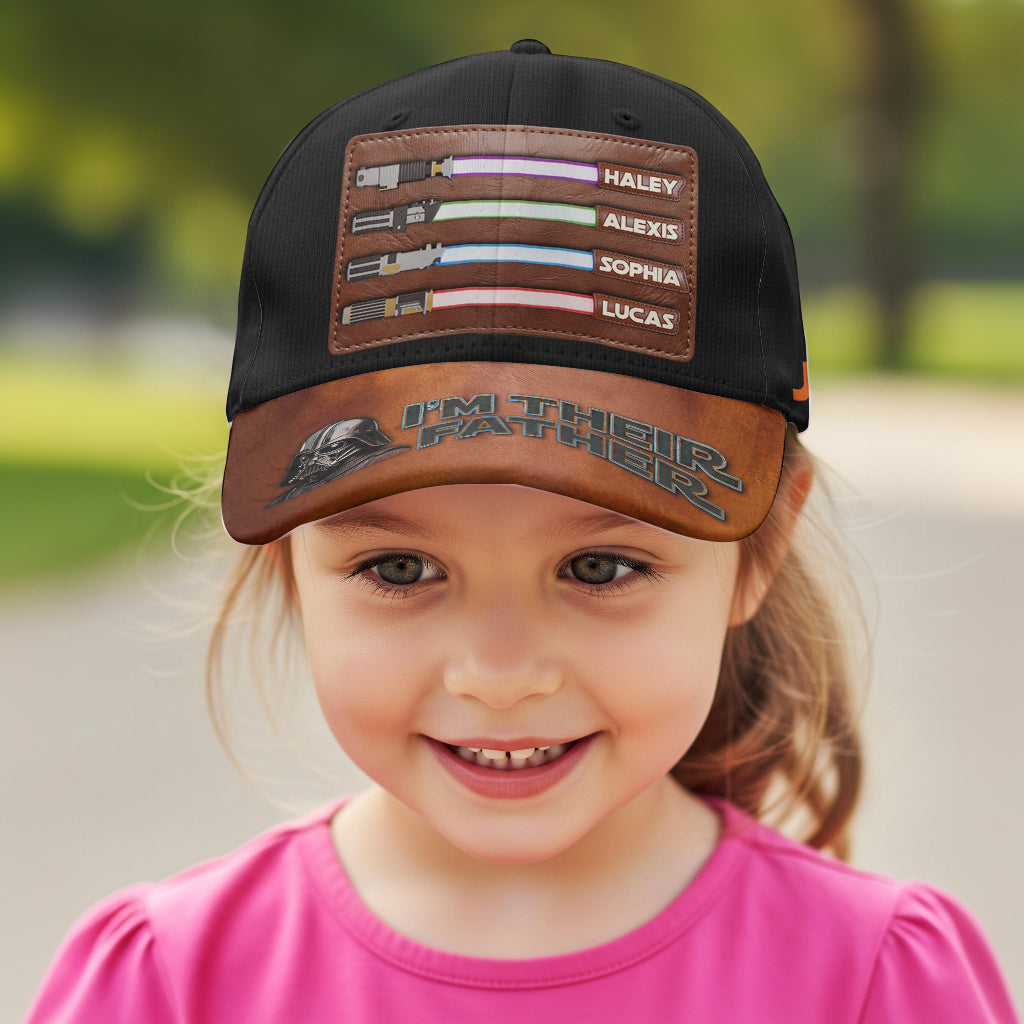 Personalized Classic Cap for Dad with Names and Star Wars Design Classic Cap GradoCreations