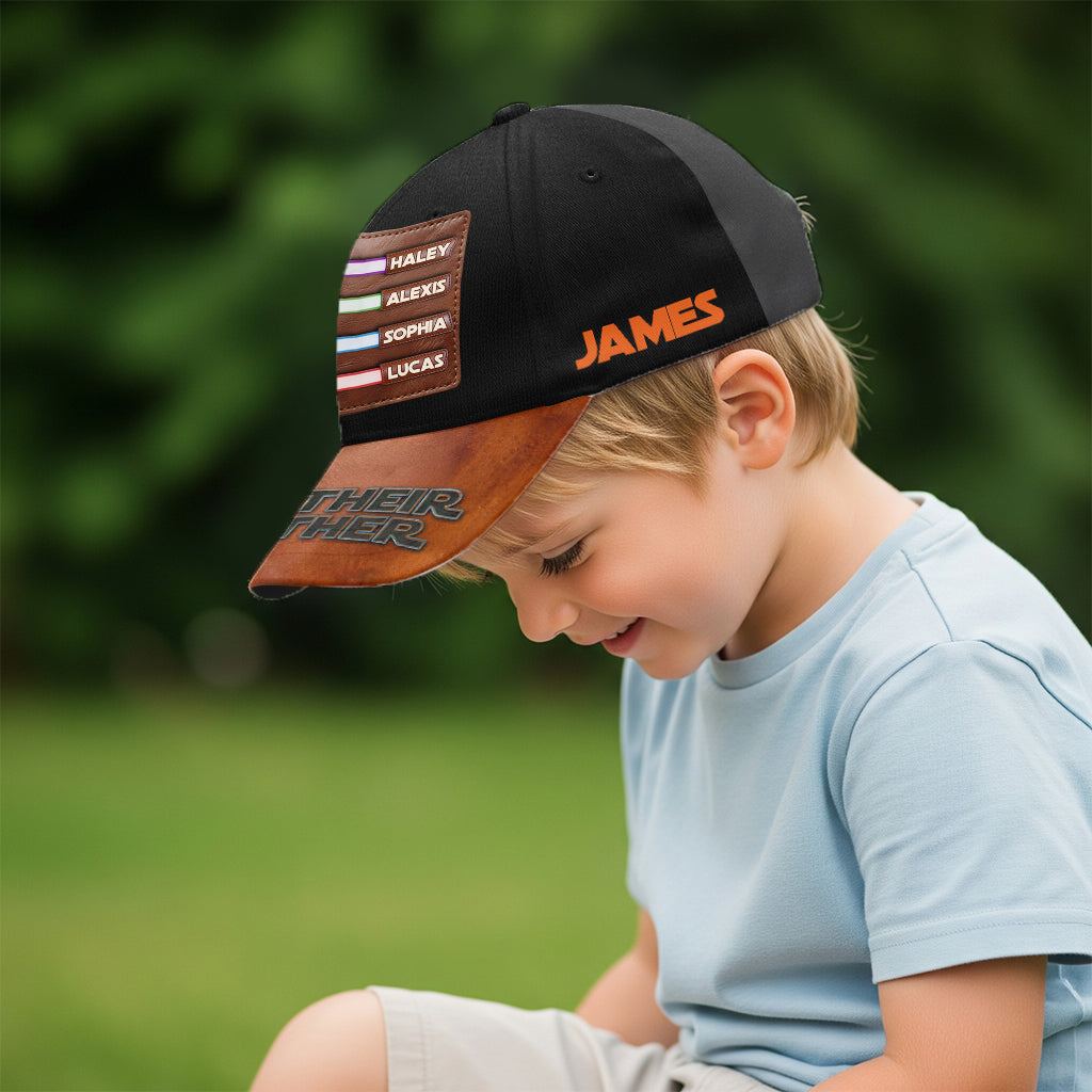 Personalized Classic Cap for Dad with Names and Star Wars Design Classic Cap GradoCreations