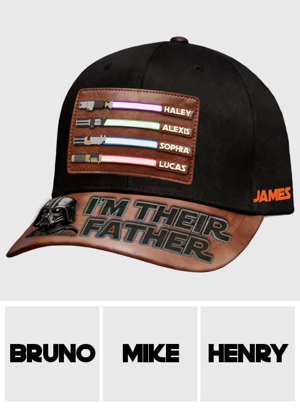 Personalized Classic Cap for Dad with Names and Star Wars Design Classic Cap GradoCreations