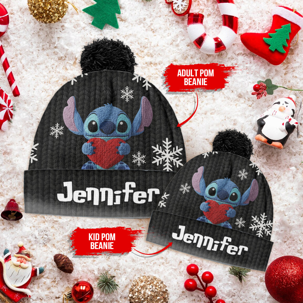 Personalized Ohana Beanie Hat Custom Name Gift for Kids and Adults Beanie Hat GradoCreations