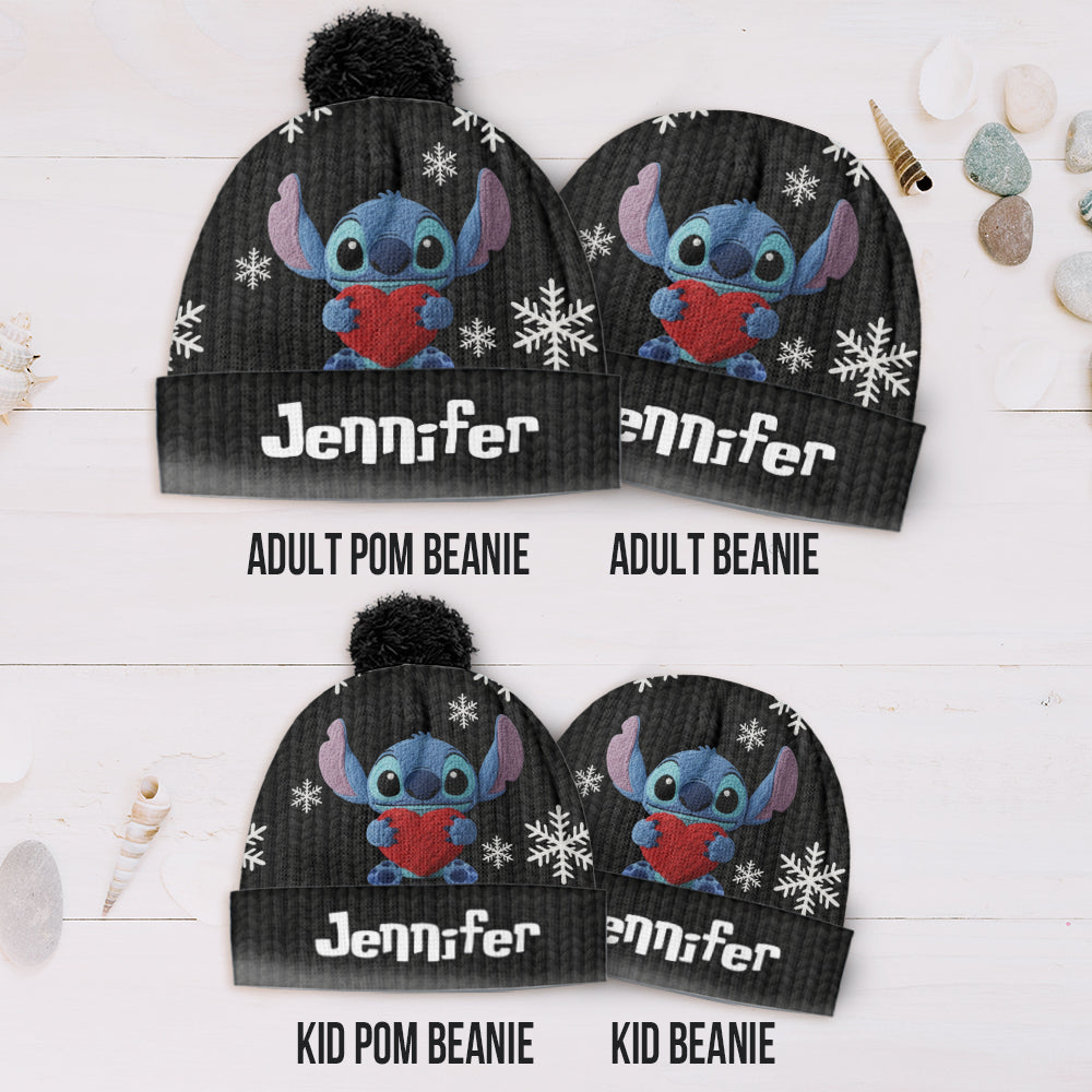Personalized Ohana Beanie Hat Custom Name Gift for Kids and Adults Beanie Hat GradoCreations