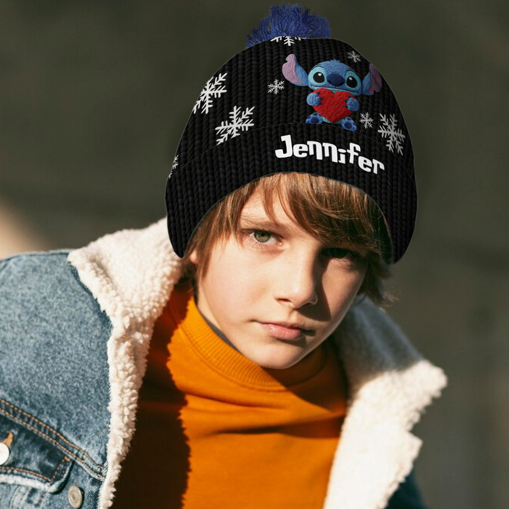 Personalized Ohana Beanie Hat Custom Name Gift for Kids and Adults Beanie Hat GradoCreations