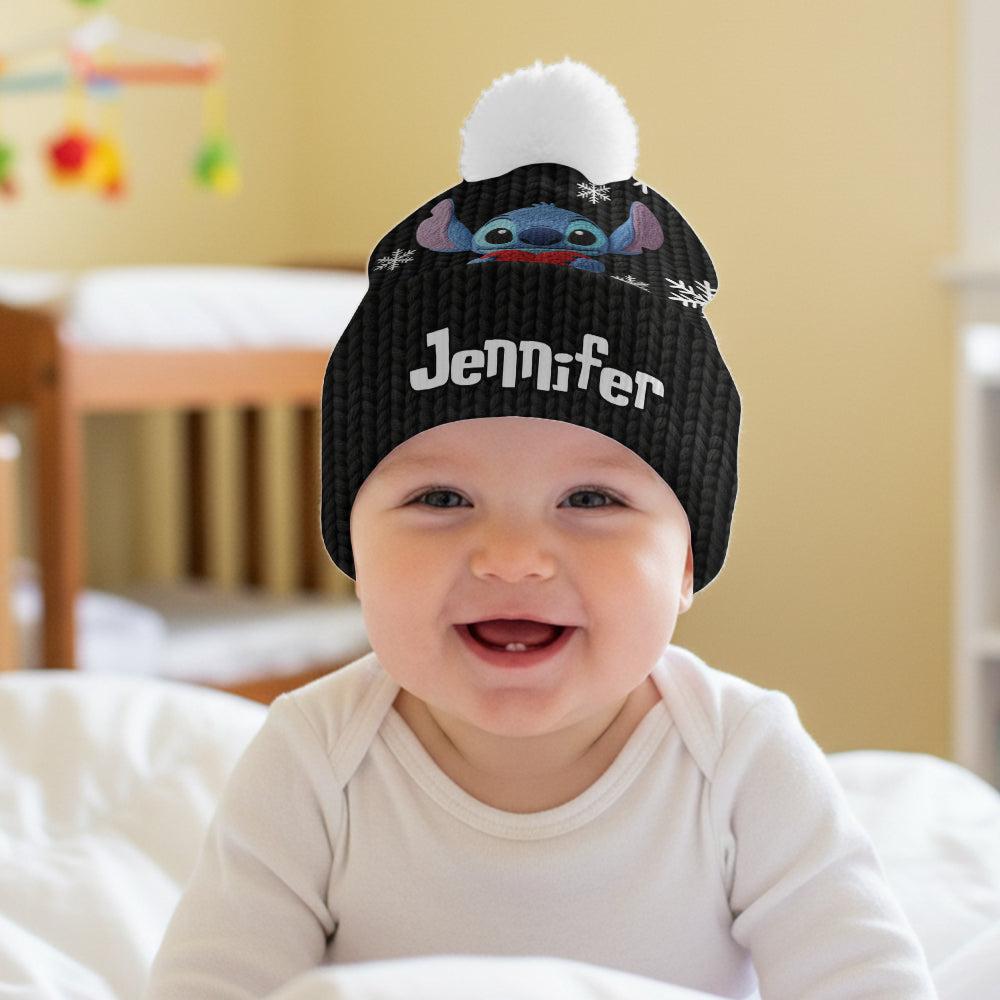 Personalized Ohana Beanie Hat Custom Name Gift for Kids and Adults Beanie Hat GradoCreations