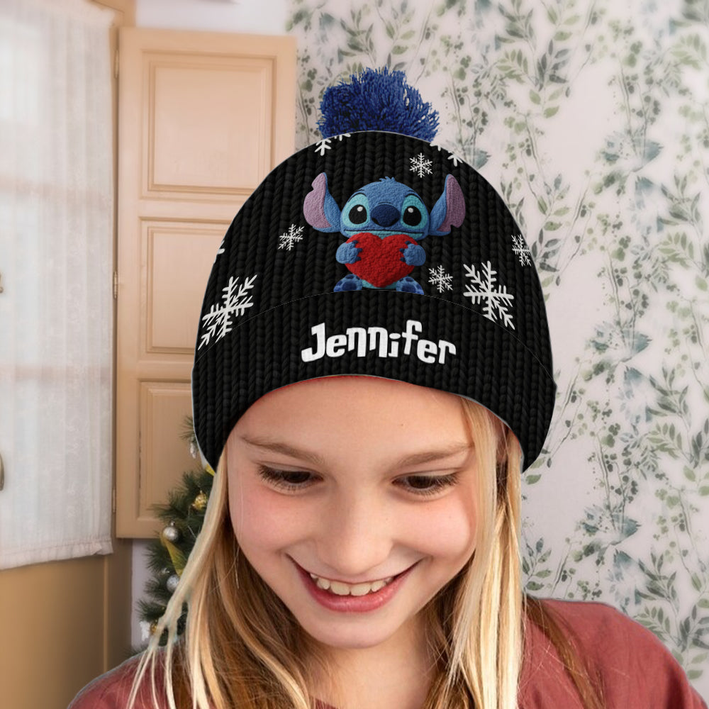 Personalized Ohana Beanie Hat Custom Name Gift for Kids and Adults Beanie Hat GradoCreations