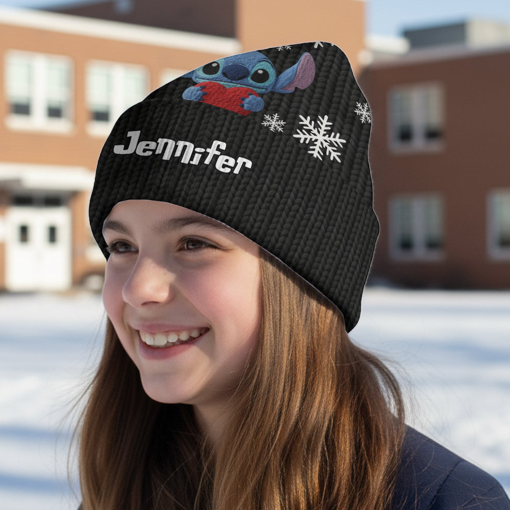 Personalized Ohana Beanie Hat Custom Name Gift for Kids and Adults Beanie Hat GradoCreations