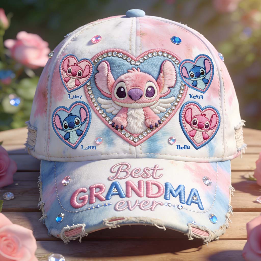 Personalized Classic Cap Best Grandma Ever Custom Name Gift Classic Cap GradoCreations