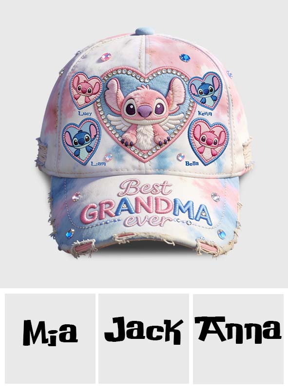Personalized Classic Cap Best Grandma Ever Custom Name Gift Classic Cap GradoCreations