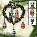 Personalized Nightmare Before Christmas Ornament with Charms for Holiday Decor Ornament With Charm GradoCreations