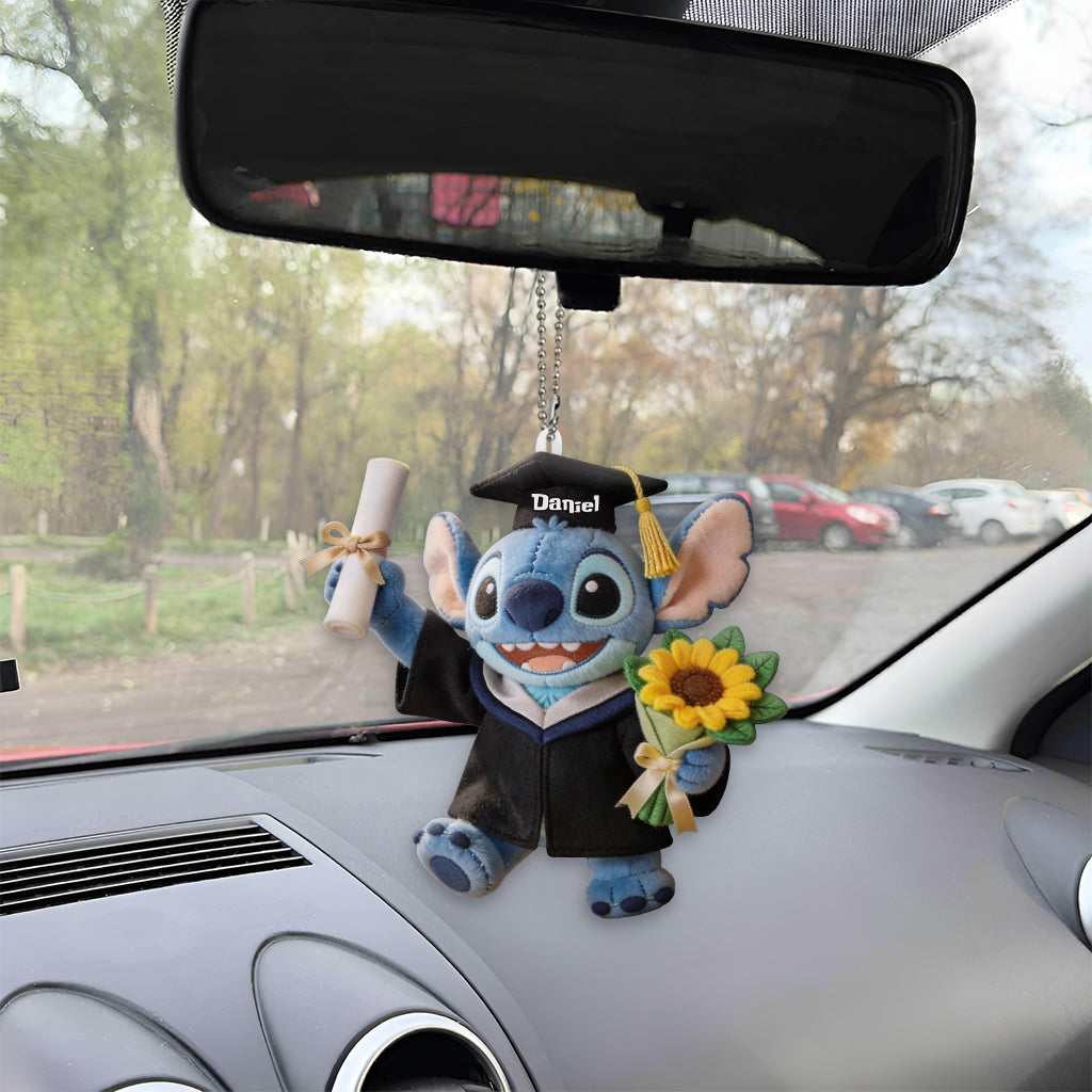 Personalized Graduation Plush Keychain Cute Ohana Gift for Him/Her Plush Keychain GradoCreations