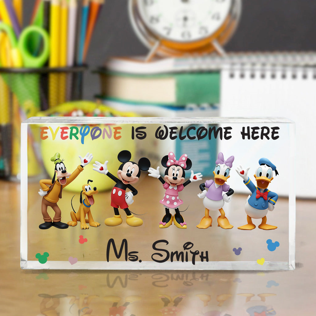 Personalized Acrylic Plaque Custom Shape Gift for Teacher Custom Shaped Acrylic Plaque GradoCreations