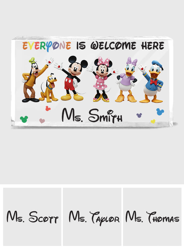 Personalized Acrylic Plaque Custom Shape Gift for Teacher Custom Shaped Acrylic Plaque GradoCreations