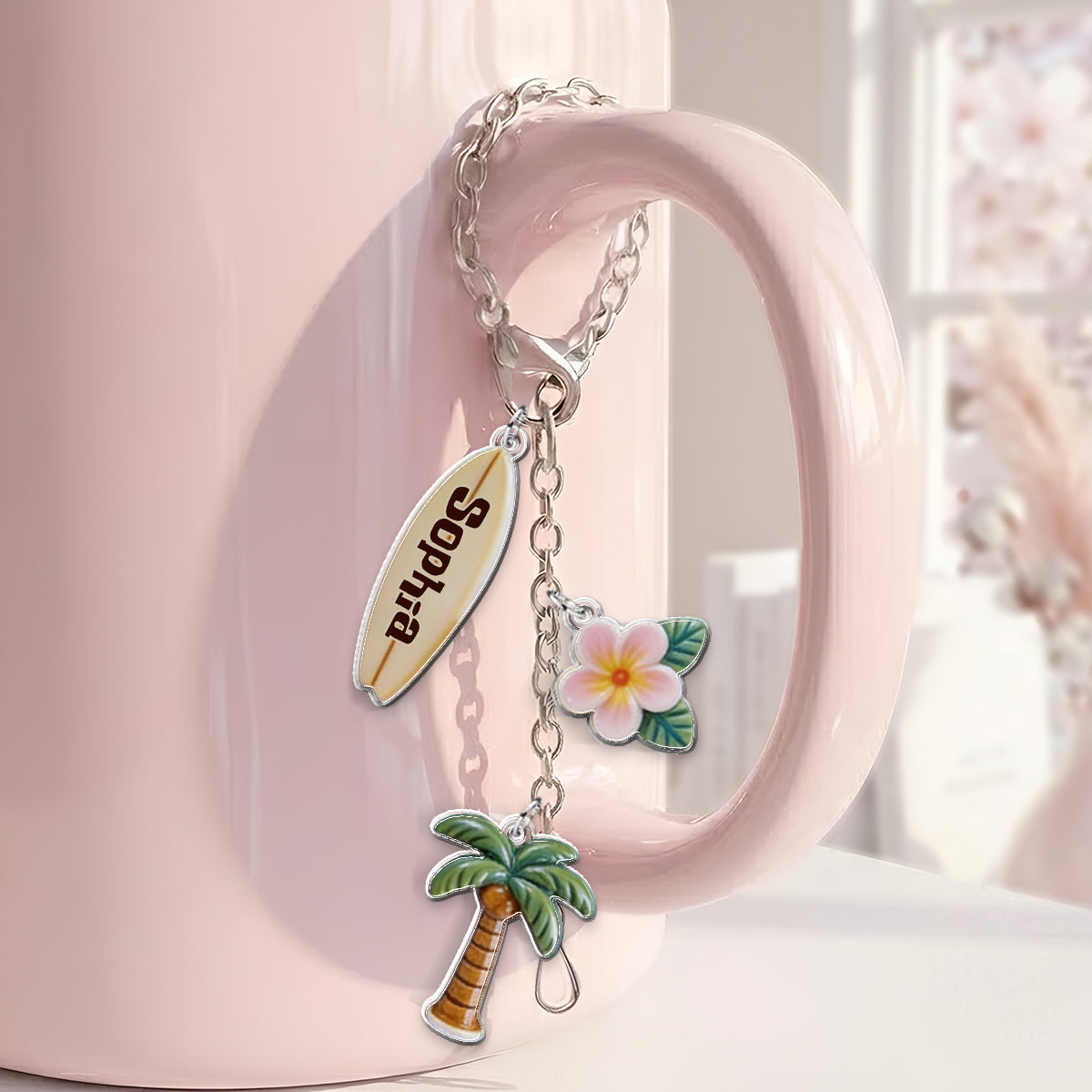 Personalized Dangling Charms for Tumblers Custom Name Gift Dangling Charms GradoCreations