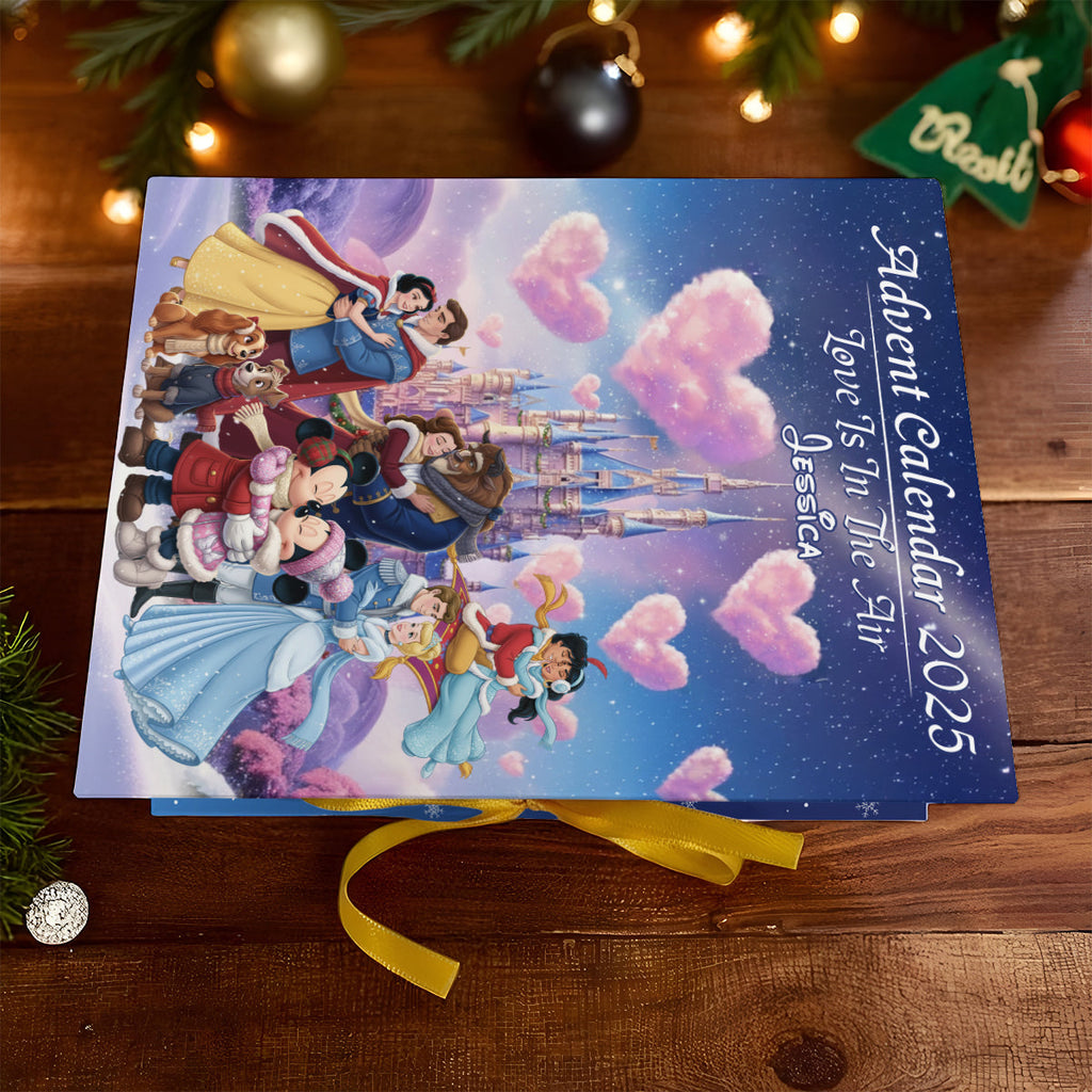 Personalized Advent Calendar with Mini Drawers & Ornaments for Christmas Folded Advent Calendar With Ornaments GradoCreations