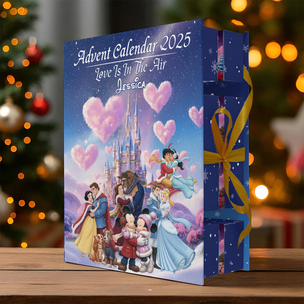 Personalized Advent Calendar with Mini Drawers & Ornaments for Christmas Folded Advent Calendar With Ornaments GradoCreations