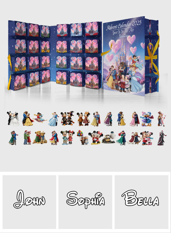 Personalized Advent Calendar with Mini Drawers & Ornaments for Christmas Folded Advent Calendar With Ornaments GradoCreations